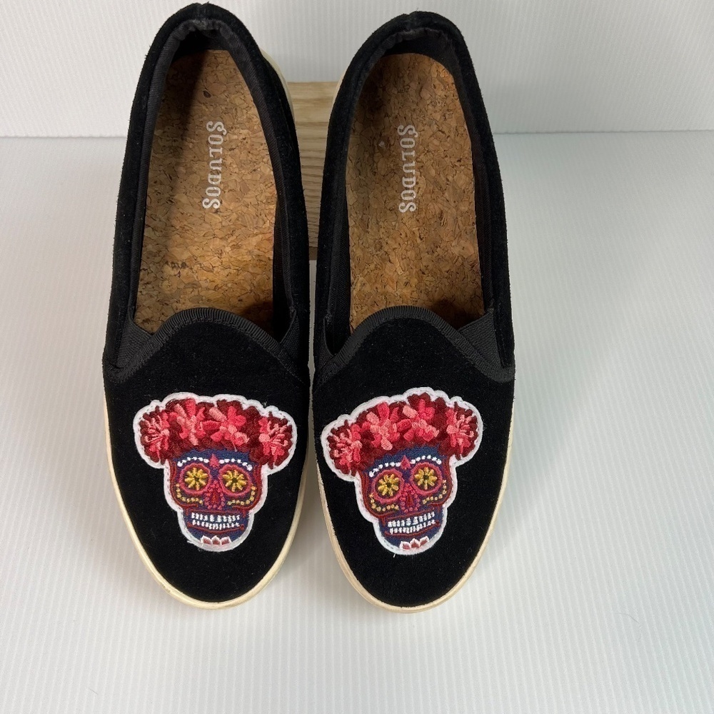 Soludos Day of The Dead Slip On Size 7 - Picture 3 of 9